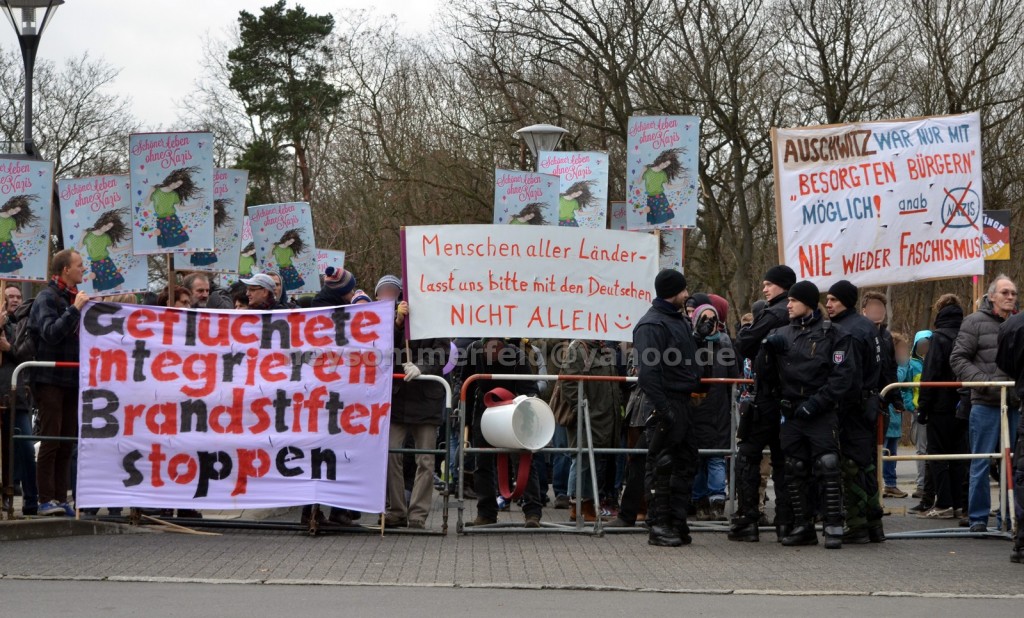 Proteste in Strausberg
